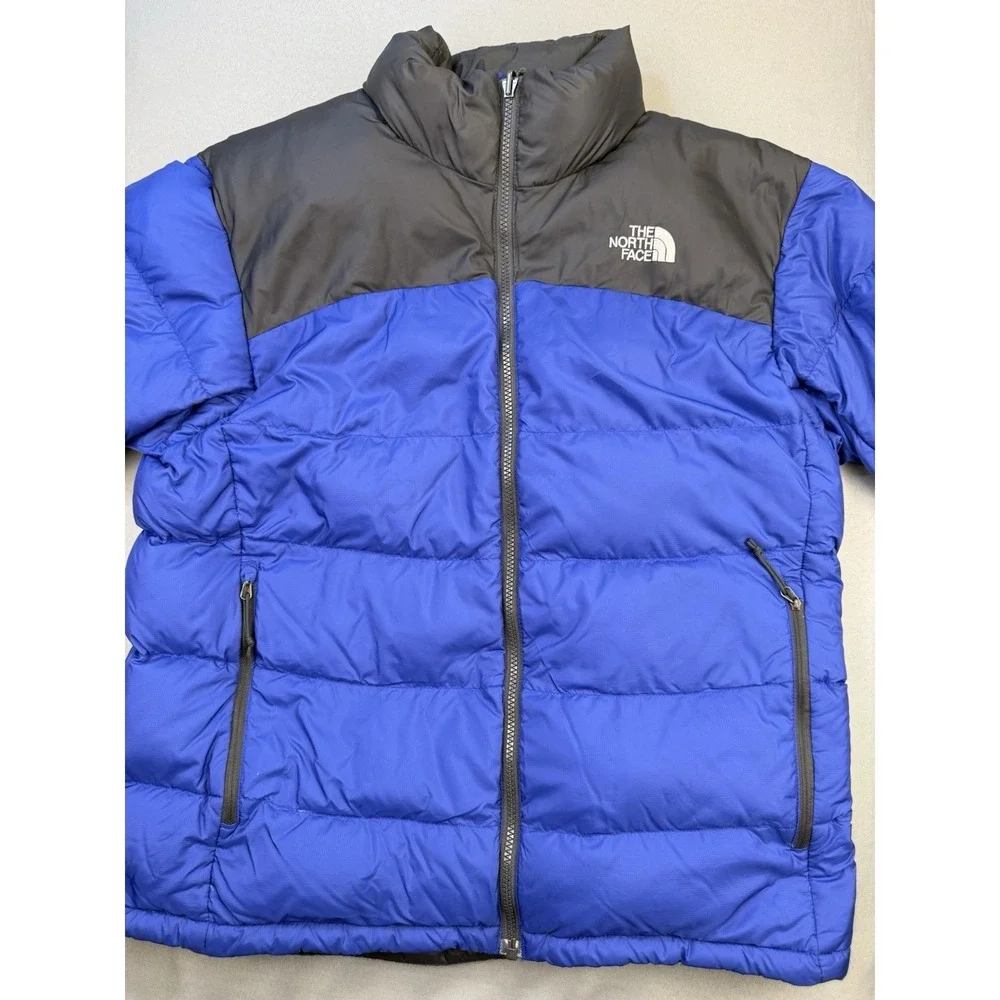 Vintage The North Face Nuptse‎ 700 Down Jacket Blue Men's Medium Puffer Ski Coat